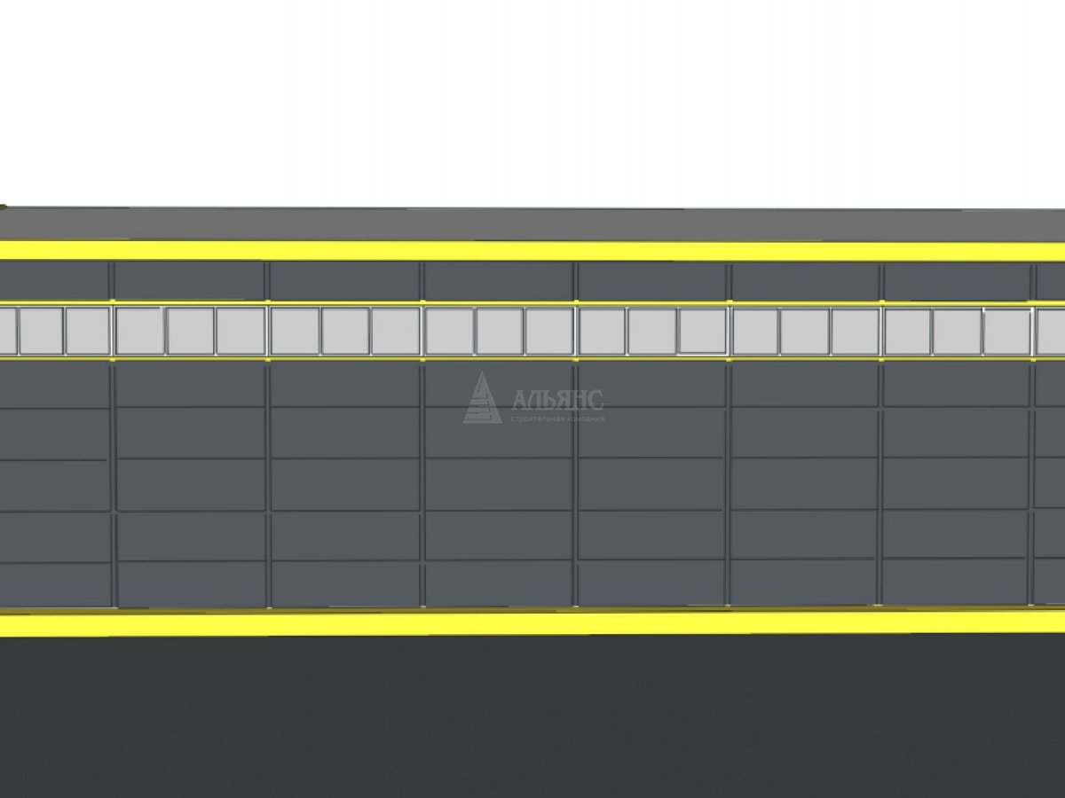 3D визуализация Грузовое СТО из сэндвич-панелей - фото 7