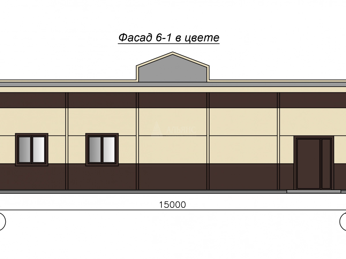 3D визуализация Кафе-столовая из сэндвич-панелей - фото 12